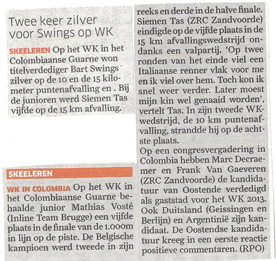 Nieuwsblad 25 oktober 2010